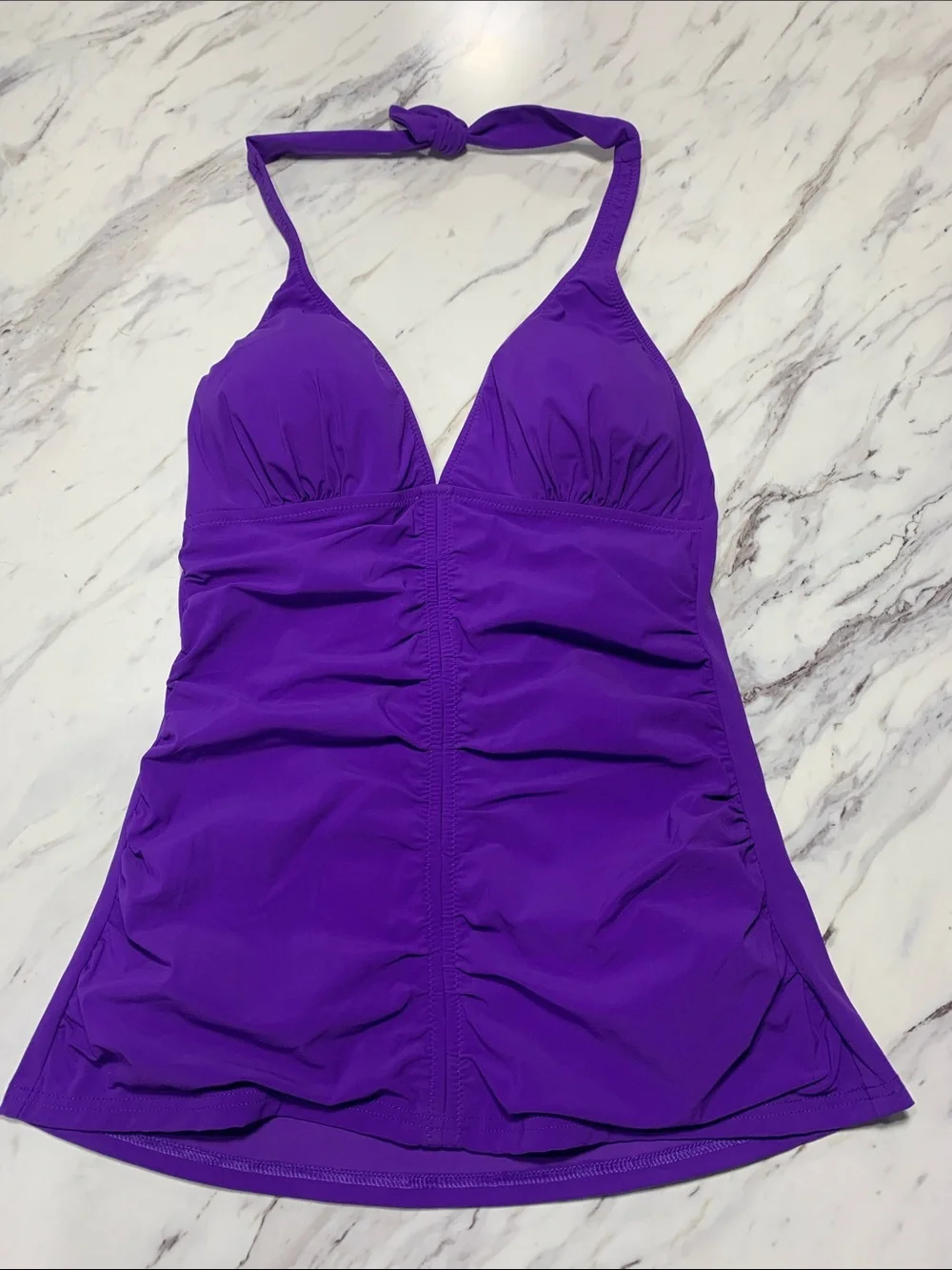 Profile By Gottex Purple Halter One-Piece Tankini